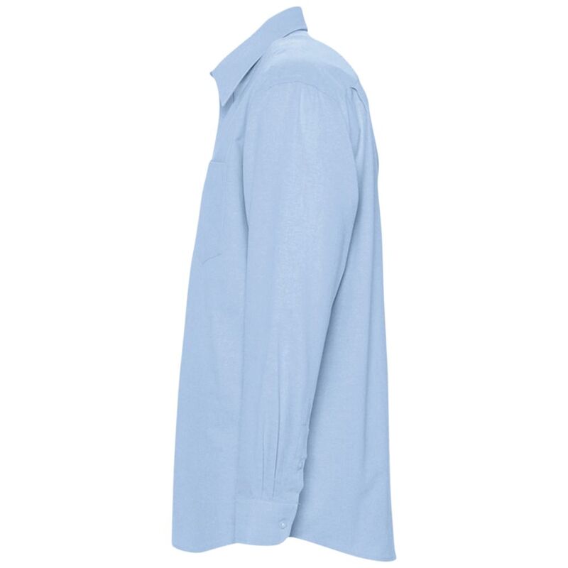 Рубашка мужская с длинным рукавом Boston, голубая арт.1836.14