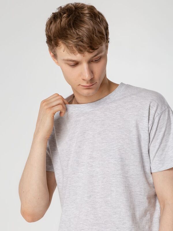 Футболка унисекс Regent 150, светло-серый меланж арт.1376.16