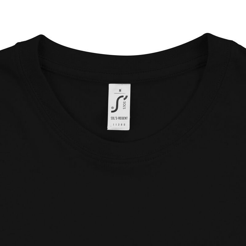 Футболка унисекс Regent 150, черная арт.1376.30