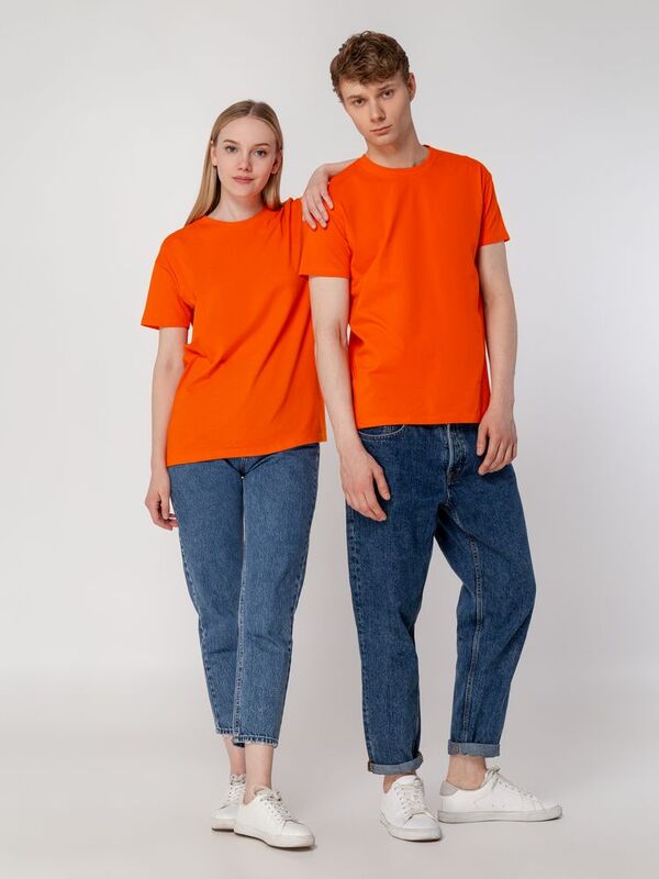 Футболка унисекс Regent 150, оранжевая арт.1376.20