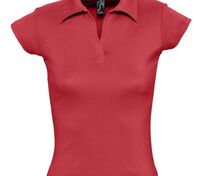 Рубашка поло женская без пуговиц Pretty 220, красная арт.1835.50