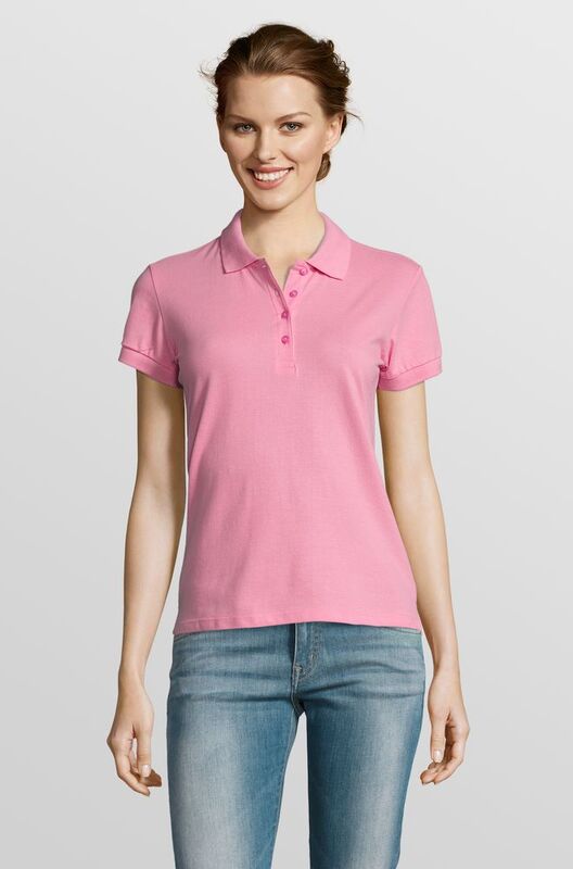 Рубашка поло женская People 210, &laquo;розовая орхидея&raquo; арт.1895.56