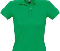 Рубашка поло женская People 210, ярко-зеленая арт.1895.92