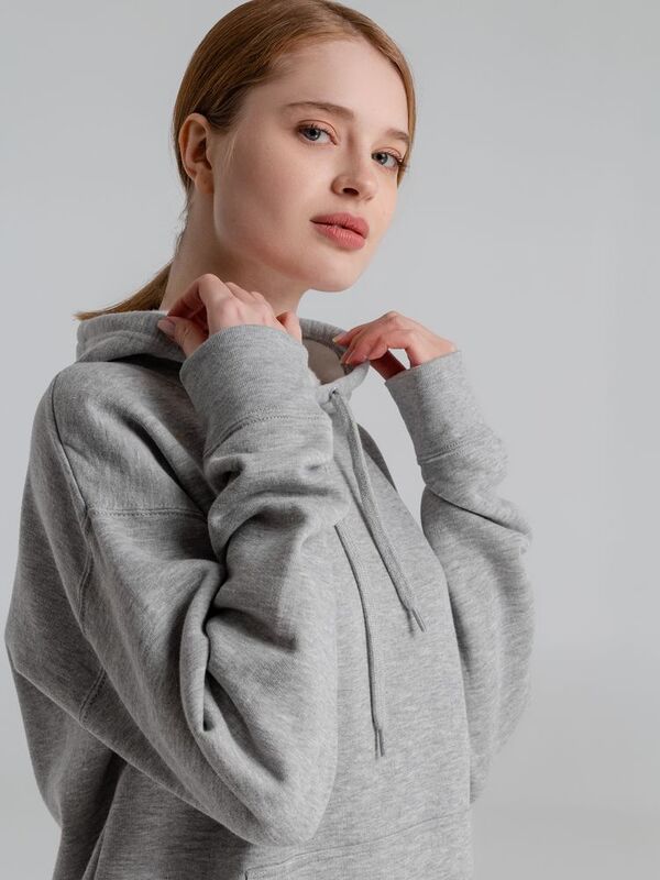 Толстовка с капюшоном Slam 320, серый меланж арт.2401.11