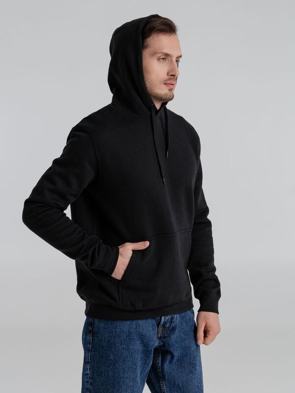 Толстовка с капюшоном Slam 320, черная арт.2401.30