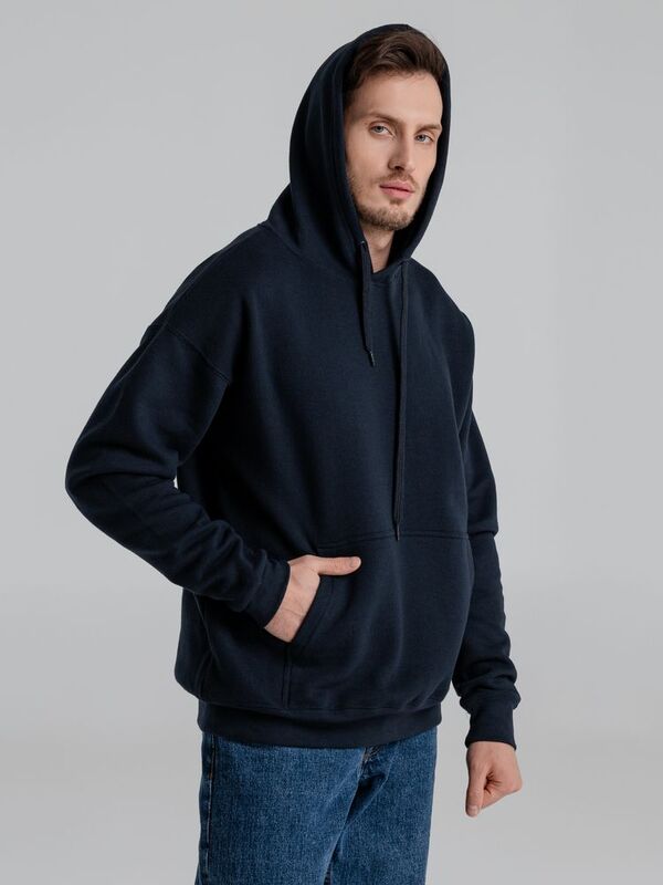 Толстовка с капюшоном Slam 320, темно-синяя арт.2401.40