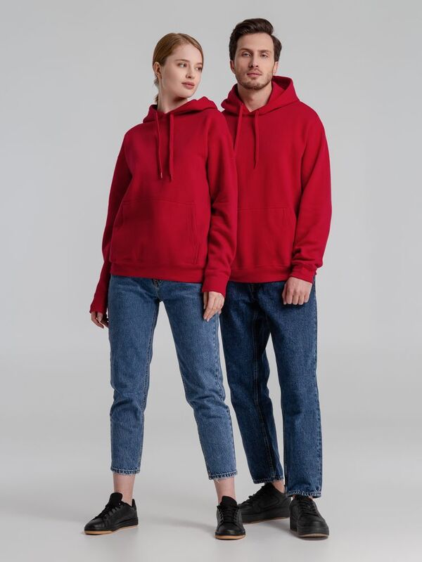 Толстовка с капюшоном Slam 320, красная арт.2401.50