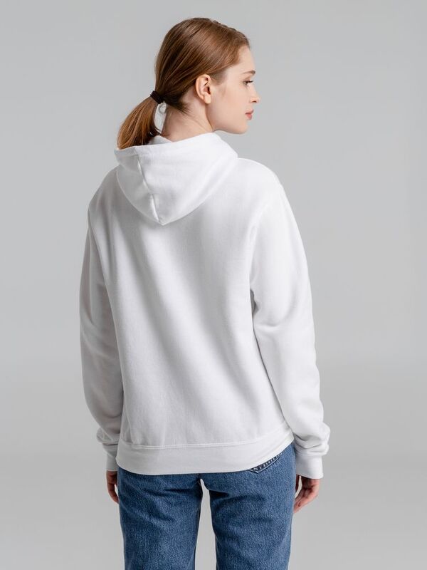 Толстовка с капюшоном Slam 320, белая арт.2401.60