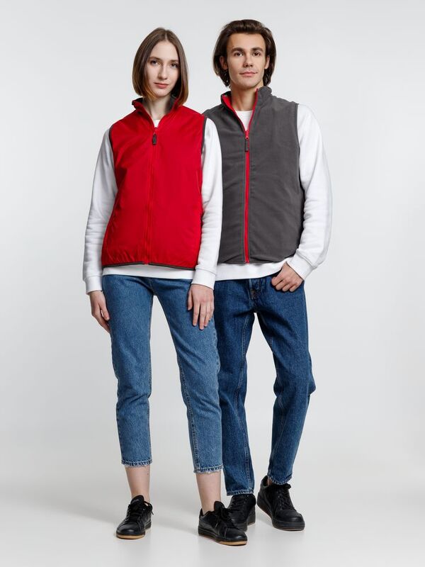 Жилет двусторонний Winner, красный арт.2671.50