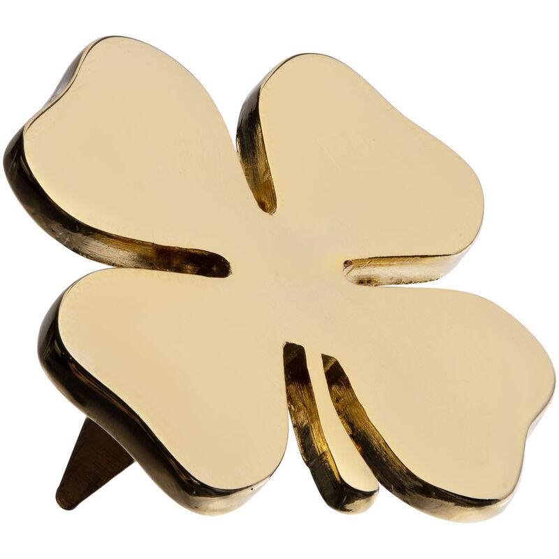 Шильдик &laquo;Счастливый клевер&raquo;, золотистый арт.16476.00