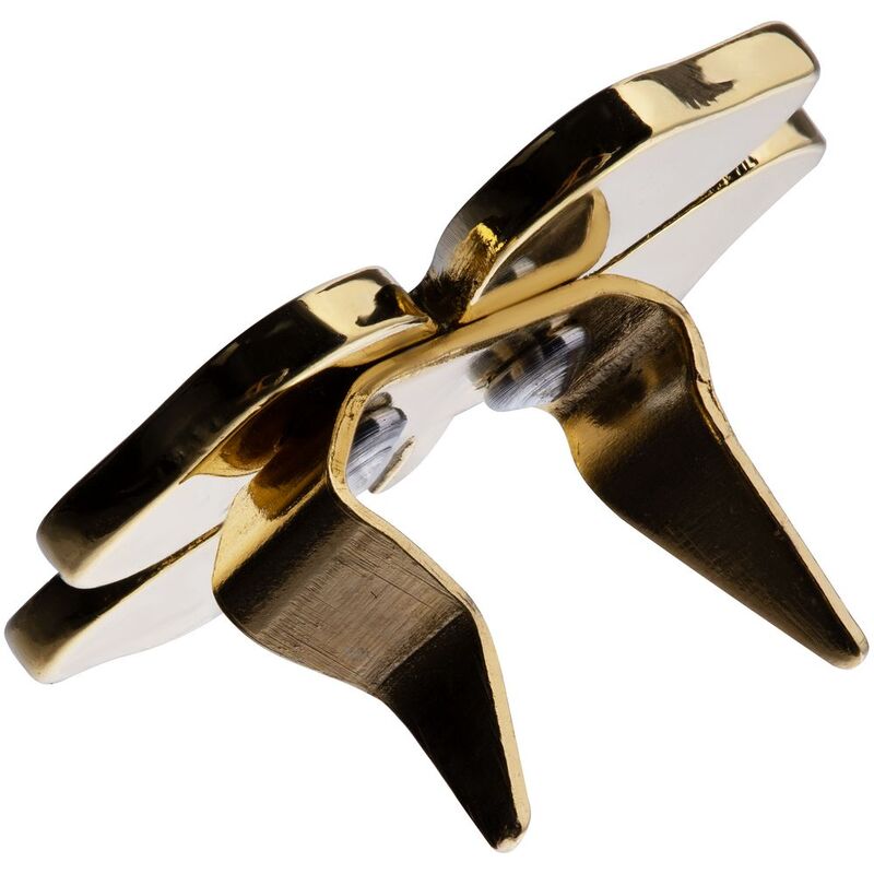 Шильдик &laquo;Счастливый клевер&raquo;, золотистый арт.16476.00