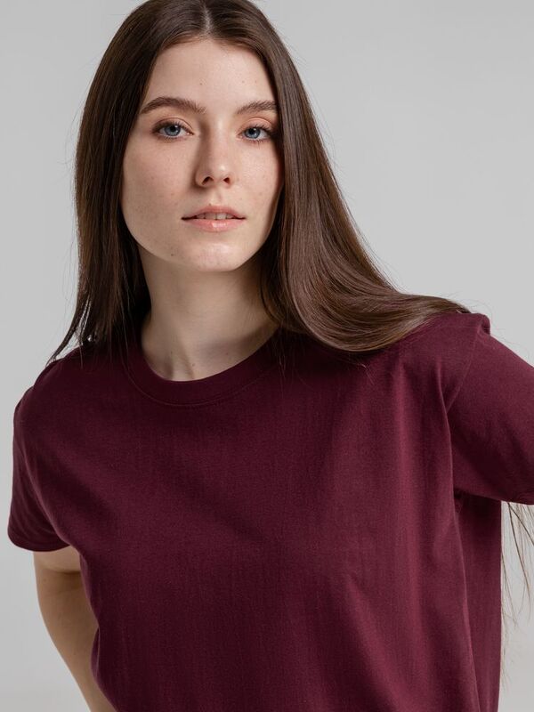 Футболка Imperial 190, бордовая арт.1374.55