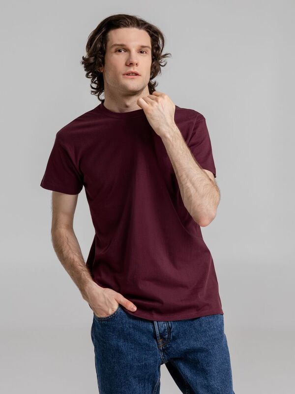 Футболка Imperial 190, бордовая арт.1374.55