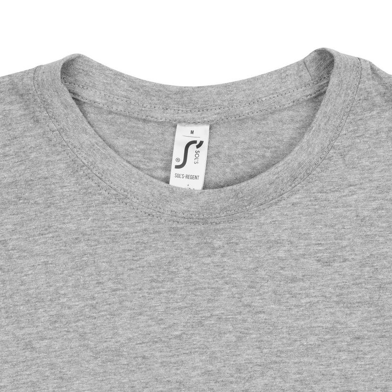 Футболка унисекс Regent 150, серый меланж арт.1376.11