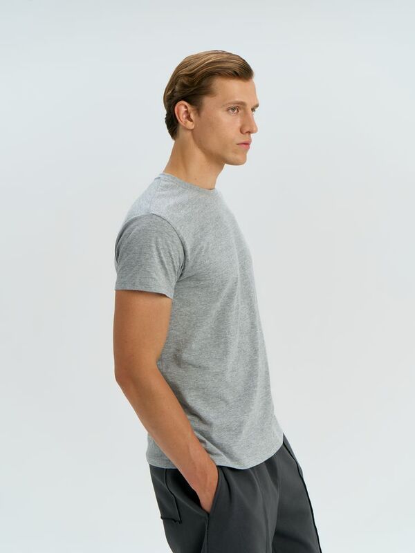 Футболка унисекс Regent 150, серый меланж арт.1376.11