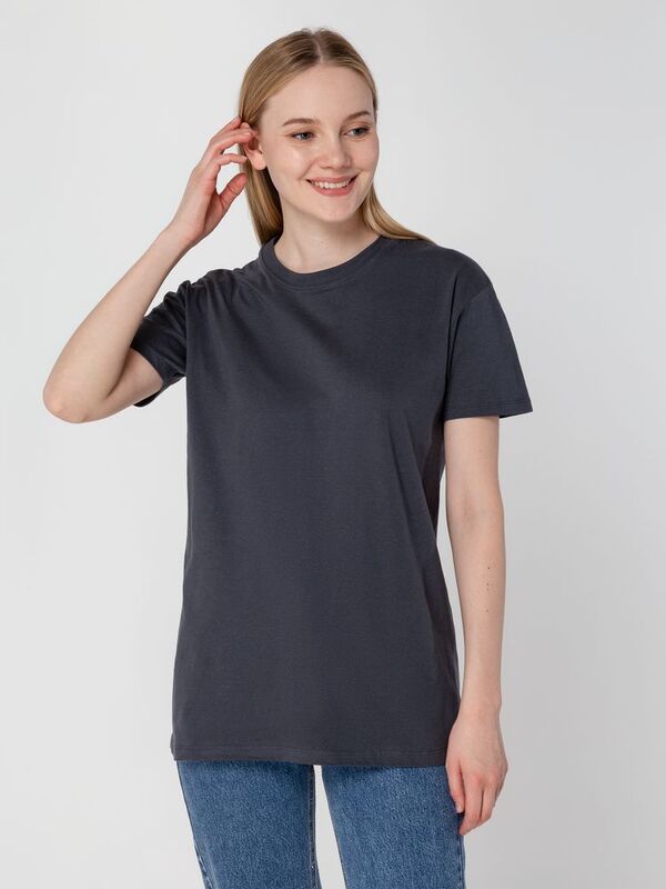 Футболка унисекс Regent 150, серая (стальная) арт.1376.13