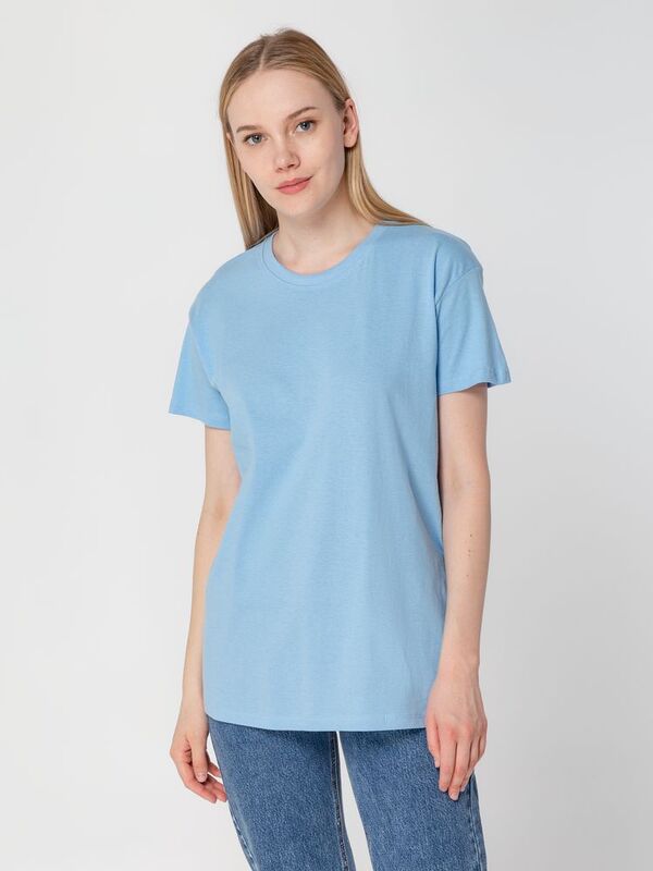 Футболка унисекс Regent 150, голубая арт.1376.14