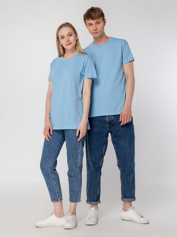 Футболка унисекс Regent 150, голубая арт.1376.14