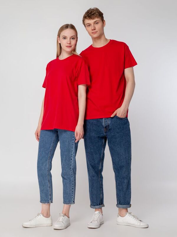 Футболка унисекс Regent 150, красная арт.1376.50