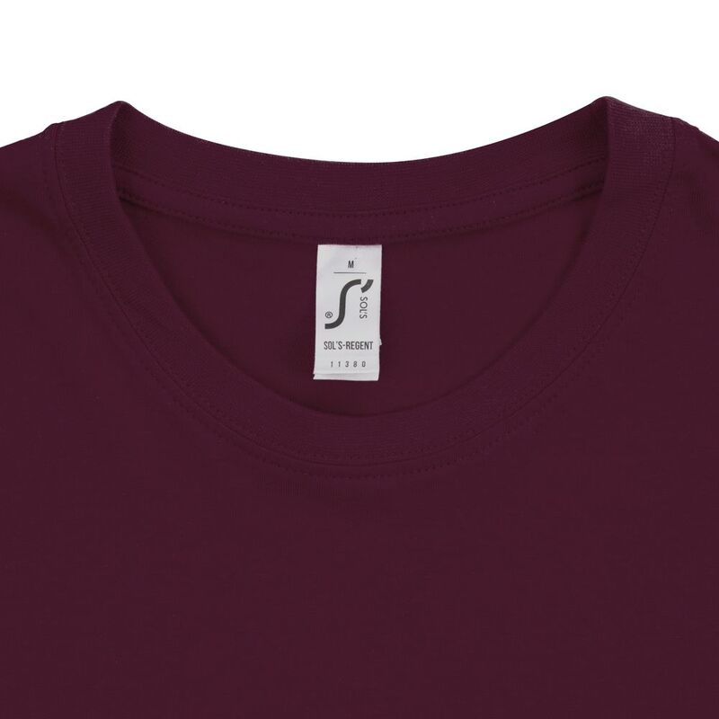 Футболка унисекс Regent 150, бордовая арт.1376.55