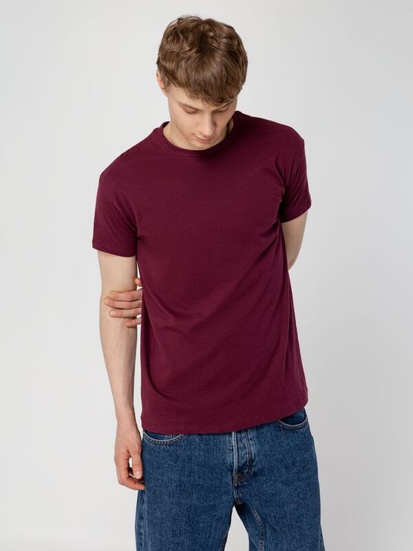 Футболка унисекс Regent 150, бордовая арт.1376.55