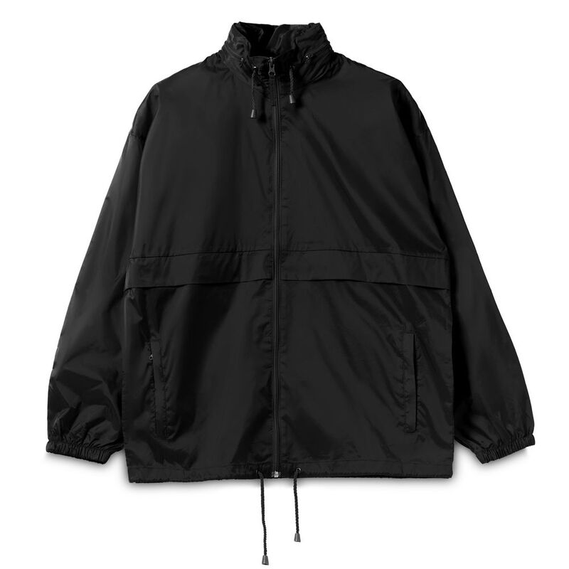 Ветровка из нейлона Surf 210, черная арт.1384.30