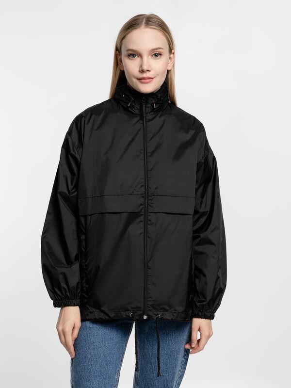 Ветровка из нейлона Surf 210, черная арт.1384.30