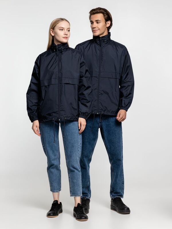 Ветровка из нейлона Surf 210, темно-синяя (navy) арт.1384.40