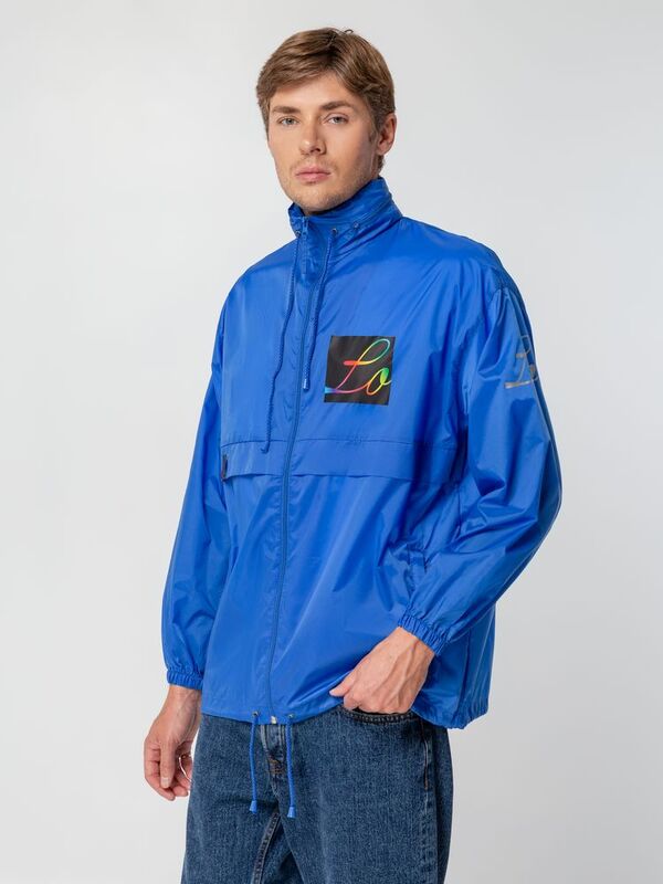 Ветровка из нейлона Surf 210, ярко-синяя (royal) арт.1384.44
