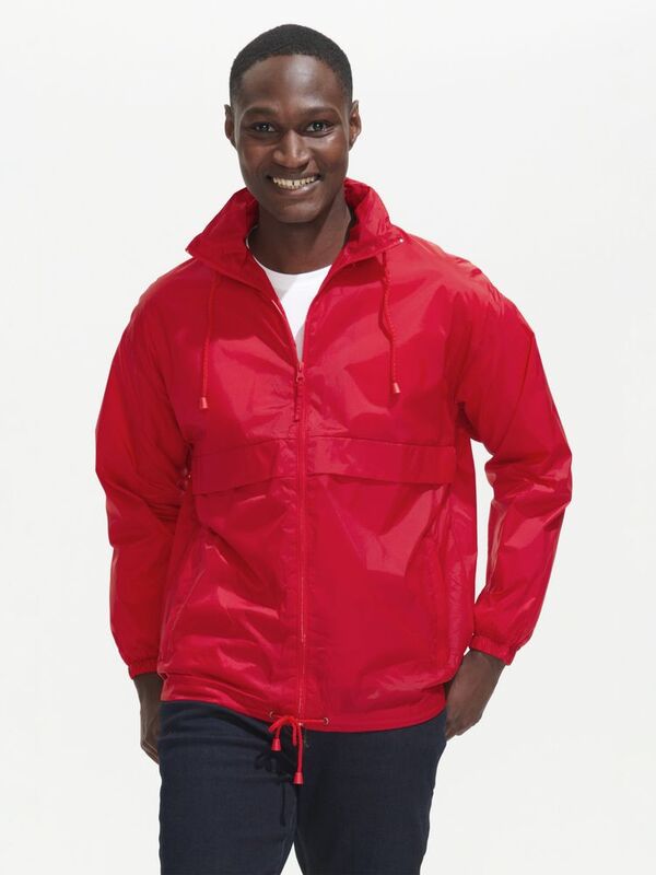 Ветровка из нейлона Surf 210, зеленая арт.1384.90