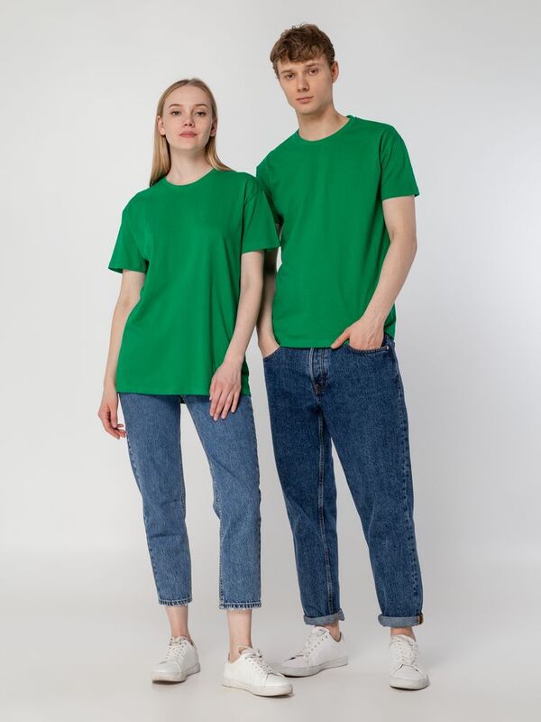 Футболка унисекс Regent 150, темно-зеленая арт.1376.90