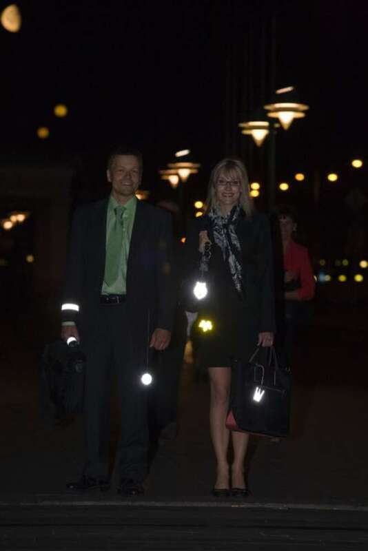 Пешеходный светоотражатель &laquo;Круг&raquo;, белый арт.4210.60