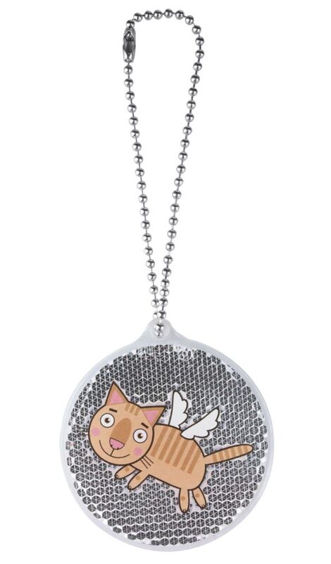 Пешеходный светоотражатель &laquo;Круг&raquo;, белый арт.4210.60