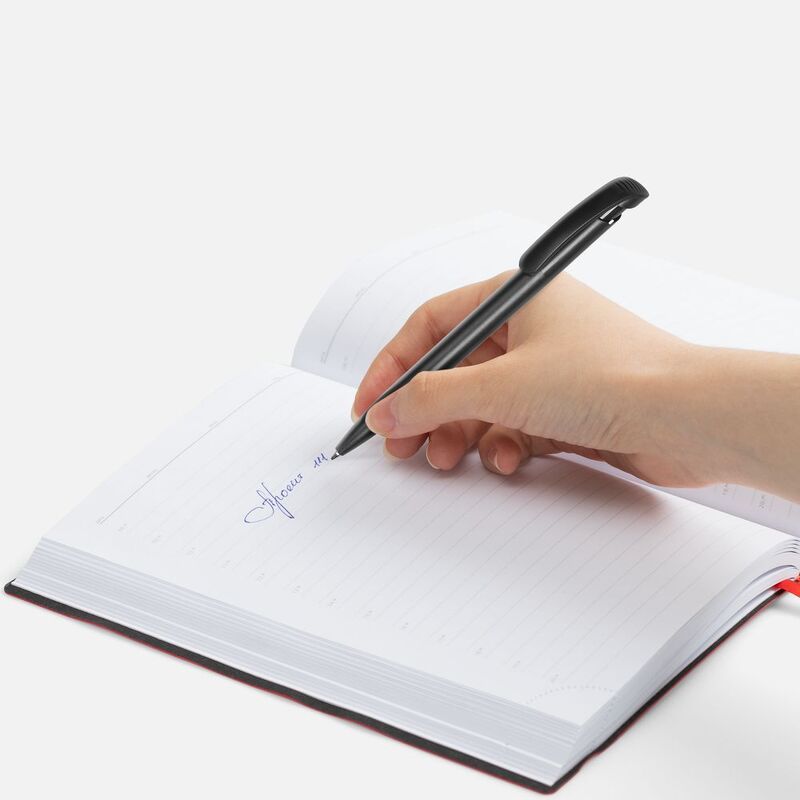 Ручка шариковая Clear Solid, черная арт.4482.30