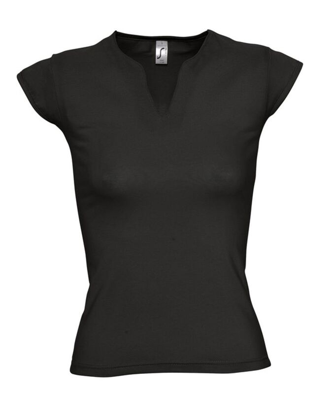 Футболка женская Mint 170, черная арт.4797.30