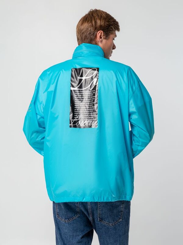 Ветровка из нейлона Surf 210, бирюзовая арт.1384.42