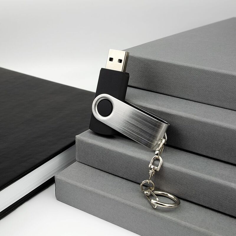 Флешка Twist, черная, 8 Гб арт.4437.38