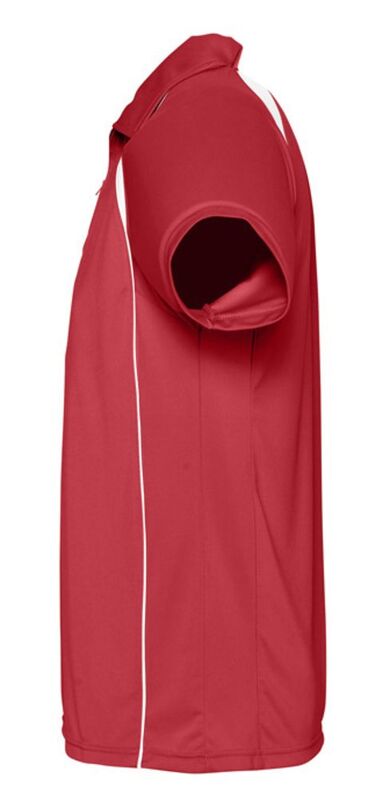 Спортивная рубашка поло Palladium 140 красная с белым арт.6088.50