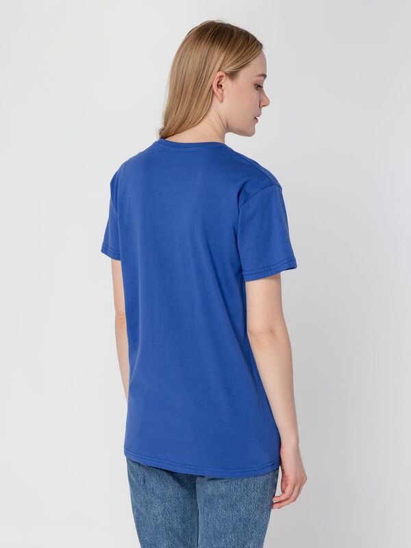 Футболка унисекс T-Bolka 160, ярко-синяя арт.6140.44