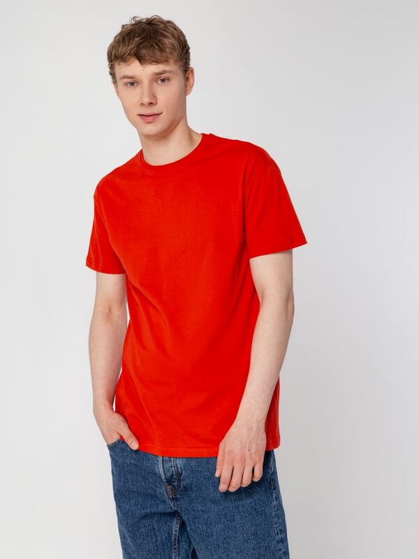 Футболка унисекс T-Bolka 160, красная арт.6140.50