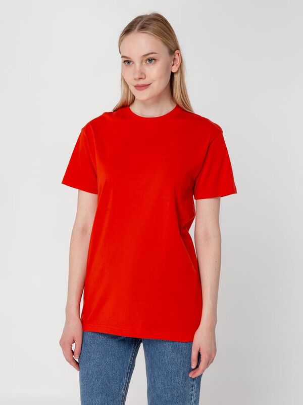 Футболка унисекс T-Bolka 160, красная арт.6140.50