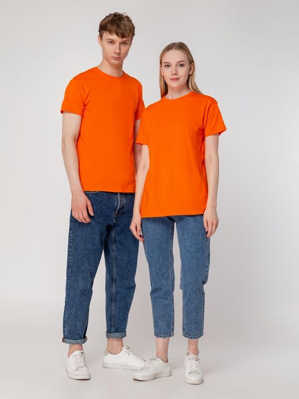 Футболка унисекс T-Bolka 160, оранжевая арт.6140.20