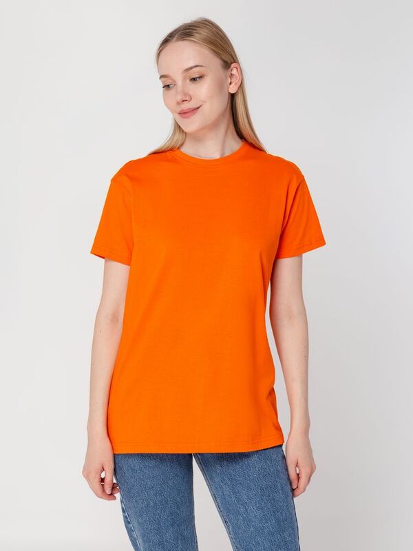 Футболка унисекс T-Bolka 160, оранжевая арт.6140.20