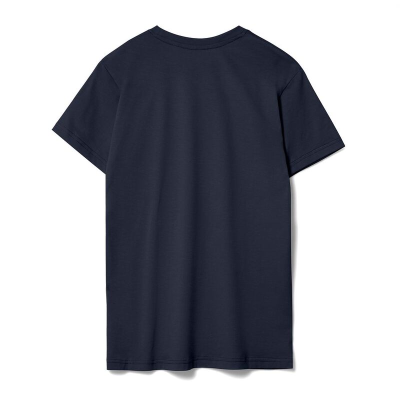 Футболка унисекс T-Bolka 160, темно-синяя арт.6140.40