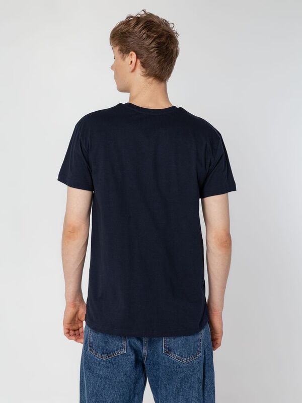 Футболка унисекс T-Bolka 160, темно-синяя арт.6140.40