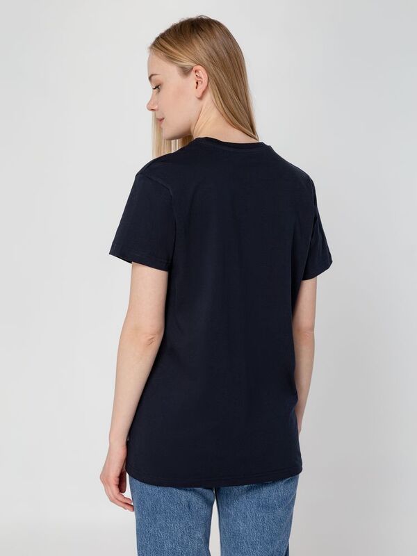 Футболка унисекс T-Bolka 160, темно-синяя арт.6140.40