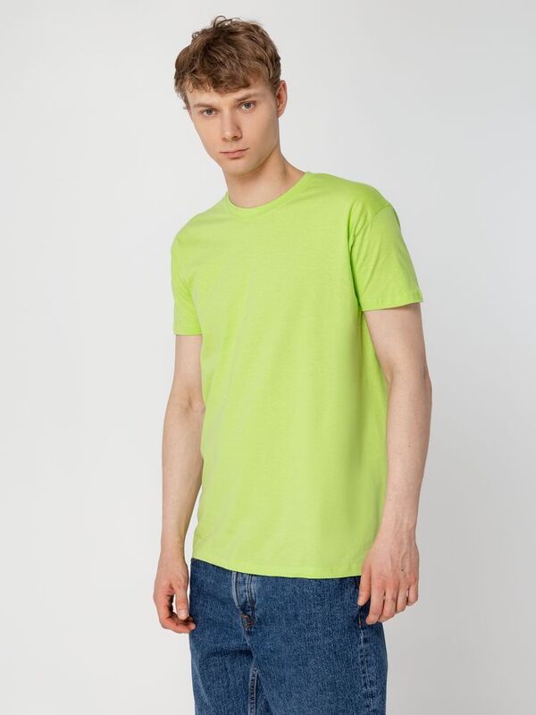 Футболка унисекс Regent 150, зеленое яблоко арт.1376.94