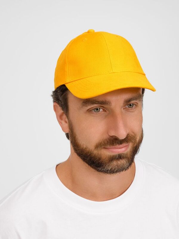 Бейсболка Buffalo, желтая арт.6404.80