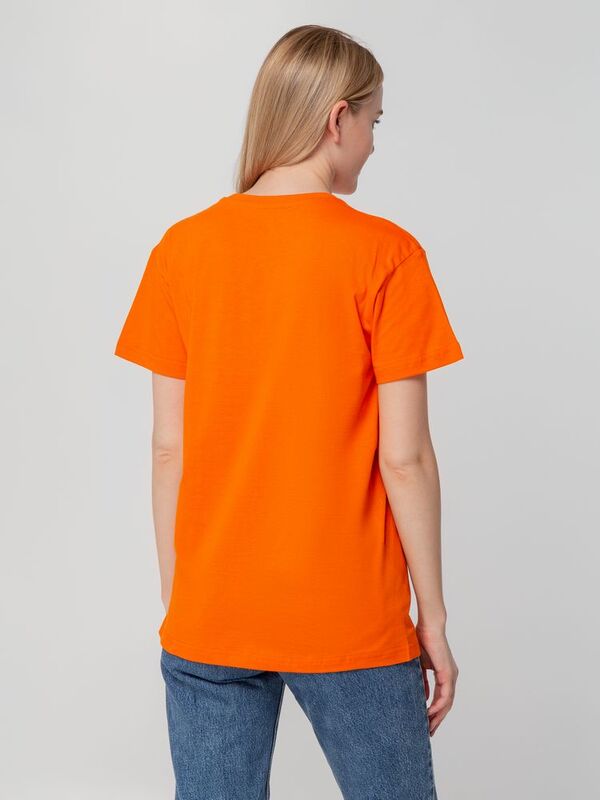 Футболка унисекс T-bolka 140, оранжевая арт.5190.20