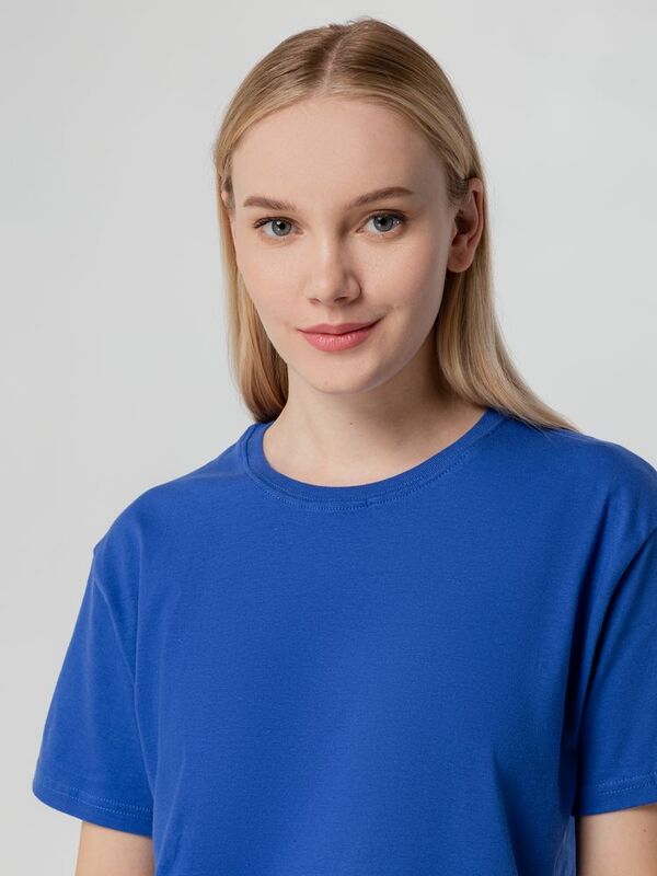Футболка унисекс T-bolka 140, ярко-синяя арт.5190.44
